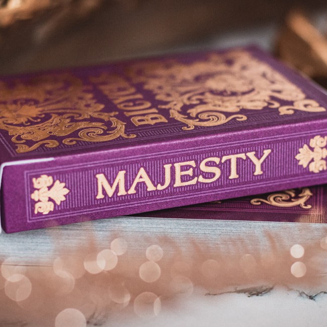 bicycle purple majesty playing cards